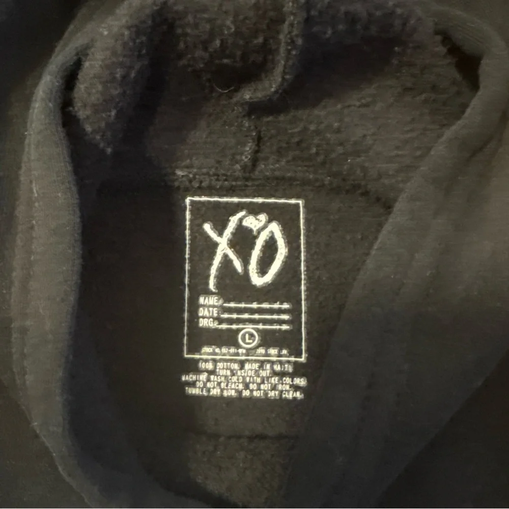 XO The Weekend After Hours Til Dawn Stadium Tour 2025 Hoodie Black Large - Picture 2 of 6